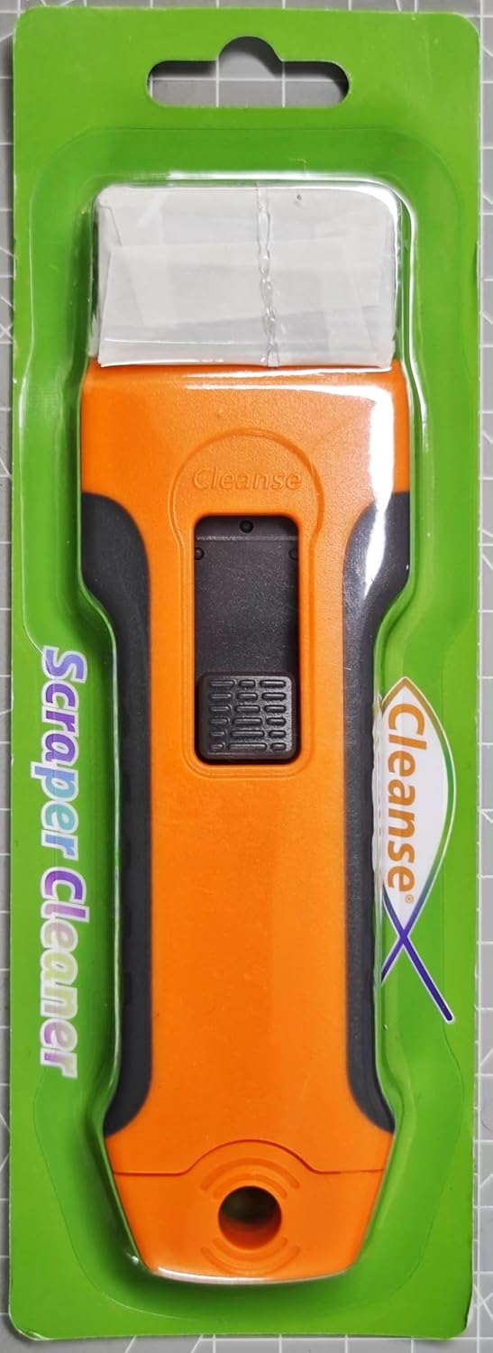 Razor Blade Scraper Tool with 15pcs Extra Blades, Cleaning Razor Scraper for Glass, Glass Top Stove Scraper for Oven Door, Cooktop Scraper, Glass Scraper Cleaning Paint from Glass - Image 6