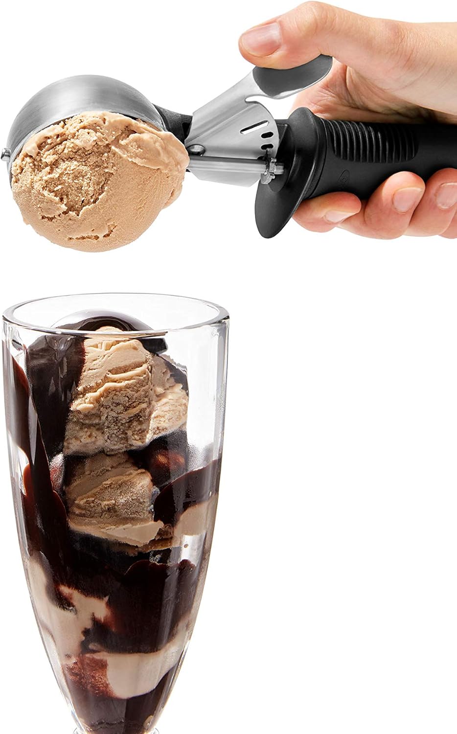 OXO Good Grips Classic Swipe Ice Cream Scoop - Image 8