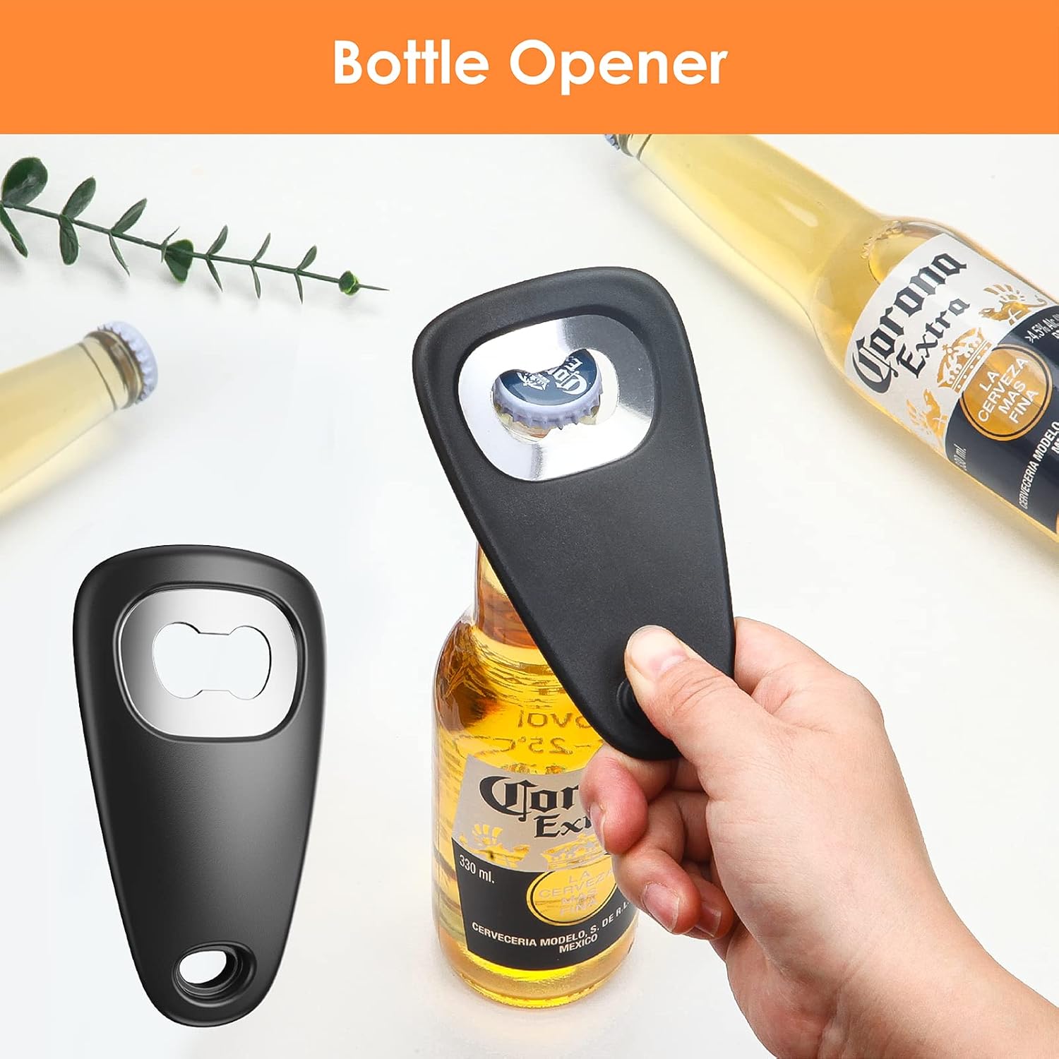 Pisol Kitchen Unique Gadgets Set 6 Pieces, Space Saving, Cheese Grater, Bottle Opener, Fruit Vegetable Peeler, Pizza Cutter, Garlic Ginger Grinder, Herb Stripper Gift Set - Image 3