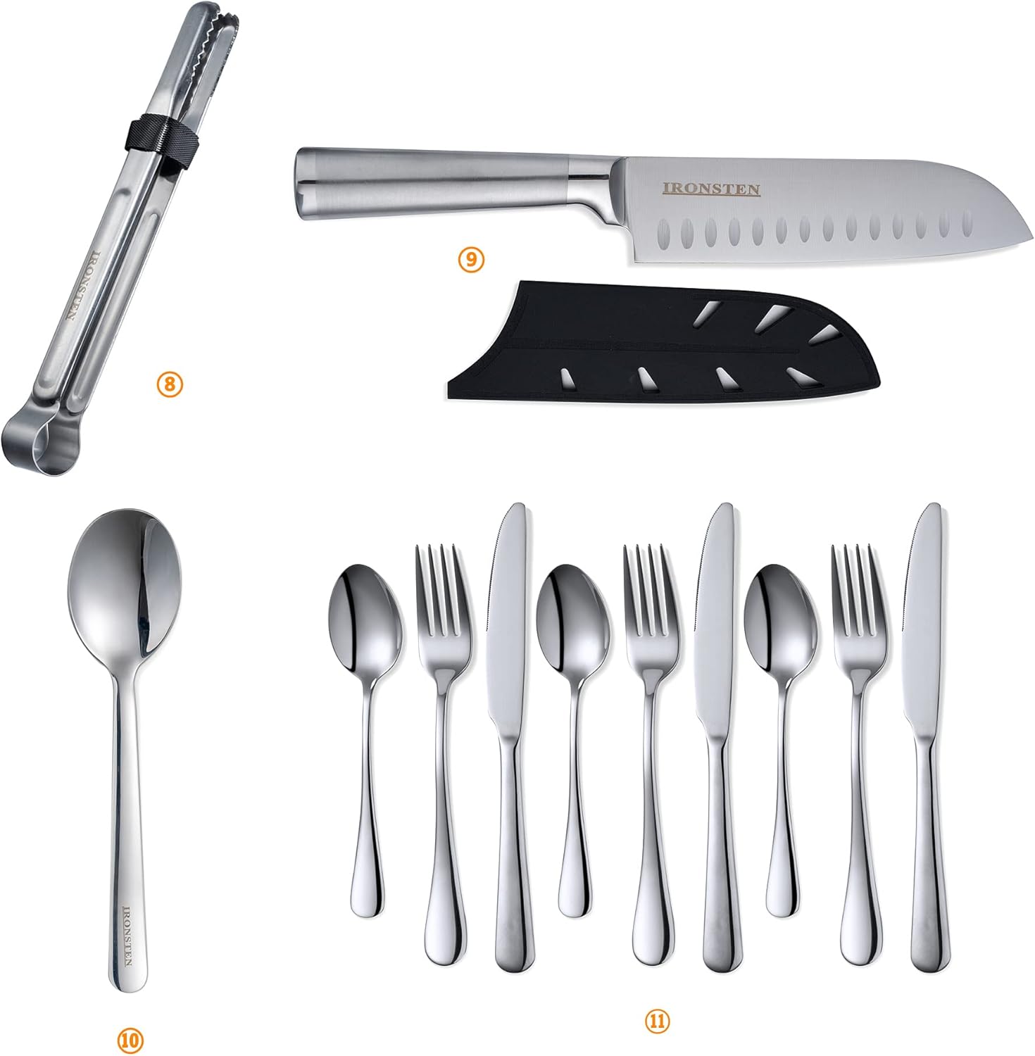 Camping Cooking Utensils Set Camp Kitchen Equipment Portable Picnic Cookware Kit Bag Campfire Grill Utensil Gear Essentials Gadgets Accessories for RV Car, Tent Campers, Outdoor Picnics BBQ - Image 5