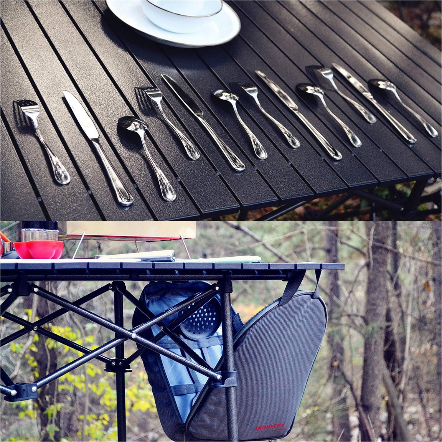 Camping Cooking Utensils Set Camp Kitchen Equipment Portable Picnic Cookware Kit Bag Campfire Grill Utensil Gear Essentials Gadgets Accessories for RV Car, Tent Campers, Outdoor Picnics BBQ - Image 7