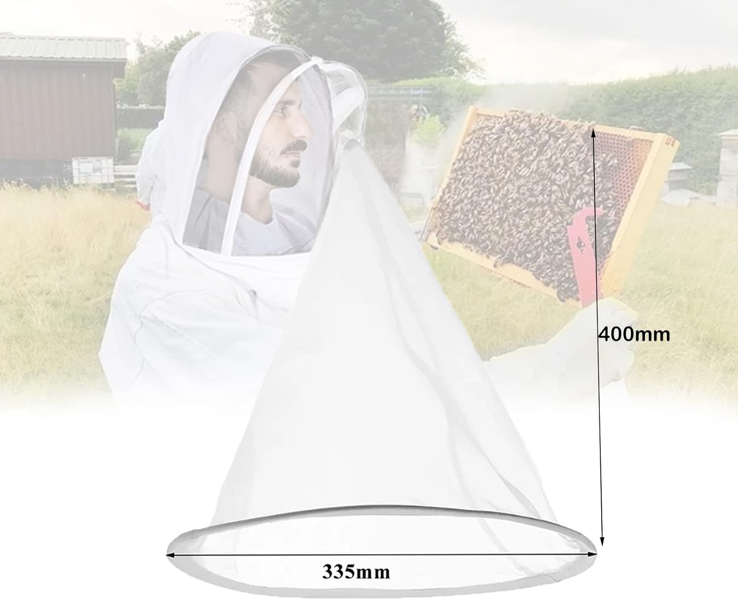 5pcs Bee Honey Filter Bag Mesh Ultra-fine Mesh Strainer Kitchen Nylon Mesh Filter 5 Gal Bucket Filter Honey Filter Bags Apiary Equipment Extraction Tool Suitable For Honey Wine Wax Beer Nut Milk - Image 2