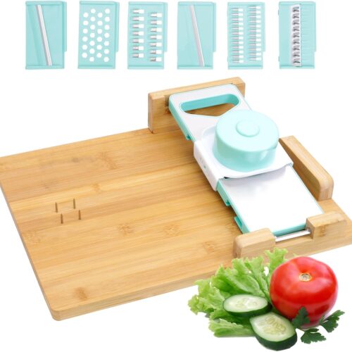 Adaptive One-Handed Cutting Board for Disabled & Amputees, Anti-Slip Kitchen Board with Food Spikes & Bread Stops,Single-Handed Cutting Aid for Stroke Survivors, Elderly & Handicapped Users