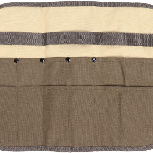 Camping Tableware Organize Bag, Knife Roll Cookware Set Canvas Storage Portable Hanging Picnic Cutlery Tablewares Storages Hang Out Equipment Hygiene Lightweight for Outdoor Barbecue Activities