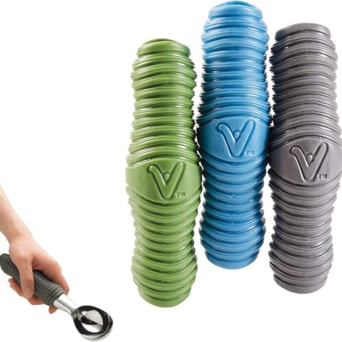 HealthSmart Groovy Grips Ergonomic Universal Handle Grips for Home, Kitchen, Sporting Equipment, Garden and the Outdoors, Comfortable and Versatile