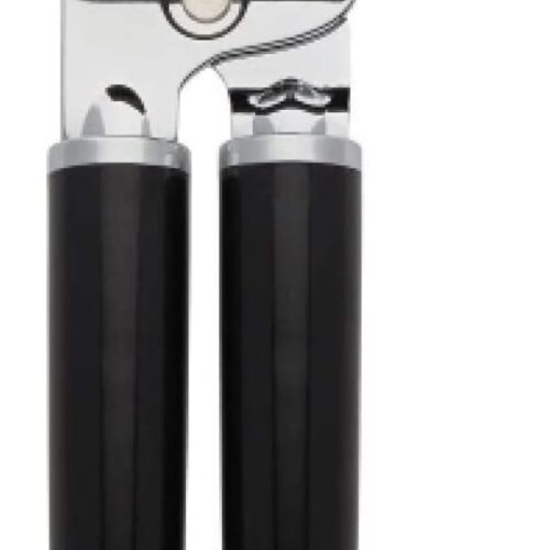 KitchenAid Classic Multifunction Can Opener and Bottle Opener Easy to Use, Razor Sharp Stainless Steel Cutting Wheel, Soft Ergonomic Handles, Black