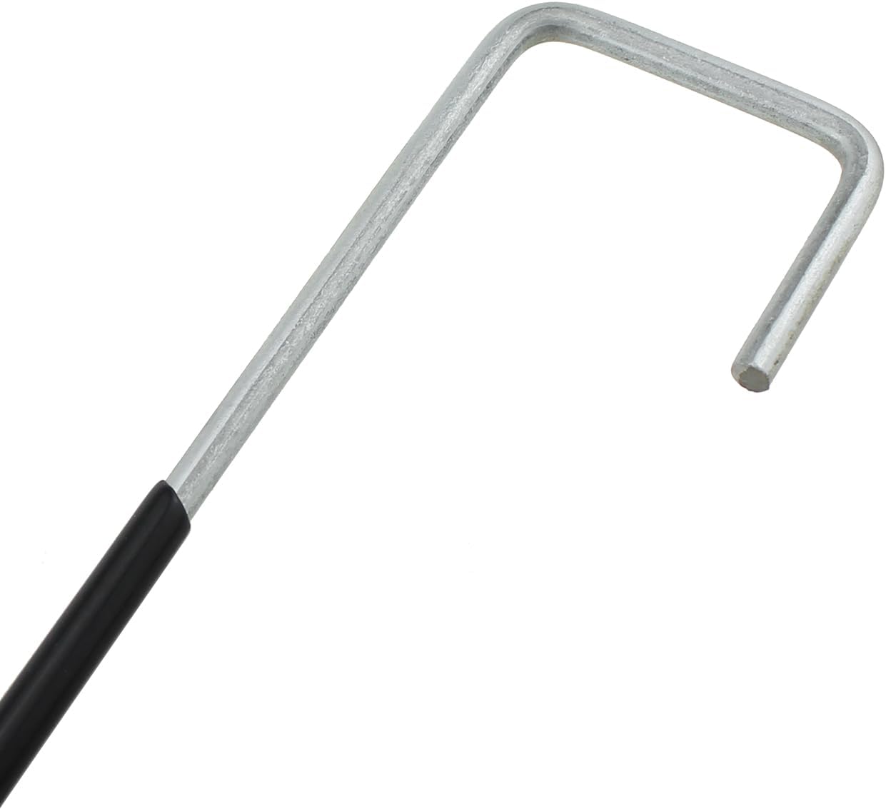 Maxmoral 3PCS 7.7 Inch Length Black Garage Storage Hooks Ladder Hook Bicycle Storage Rafter Hook with Non Slip Coating Gardening Tool Organiser for Hanging Heavy Sports Equipment and Kitchen Utensils - Image 2