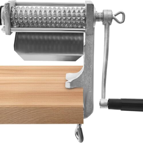 Meat Tenderizer Tool Heavy Duty Manual Meat Tenderizer Cuber Tool Steak Flatten Cuber Commercial Clamp on Meat Tenderizer Kitchen Tool Rolling Meat Poultry Tenderizer Machine