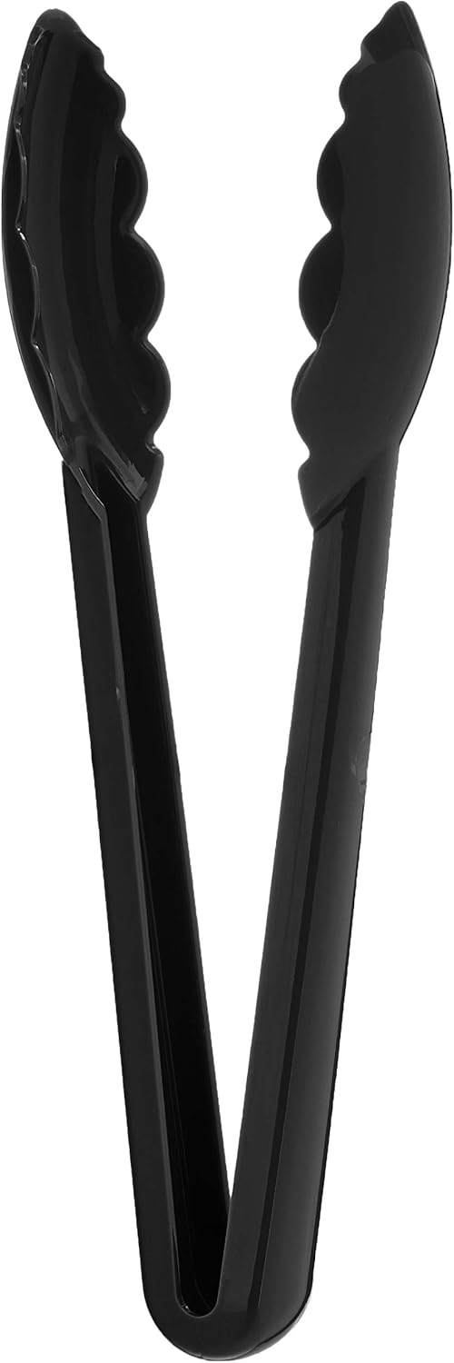 Mercer Culinary Hell's Tools Hi-Heat Utility Tongs, 9.5 Inch, Black