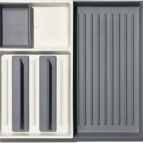 OXO Good Grips Drawer, Large Expandable Kitchen Tool Organizer, White