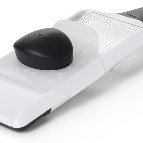 OXO Good Grips Handheld Mandoline Slicer for Kitchen, Adjustable Vegetable Slicer
