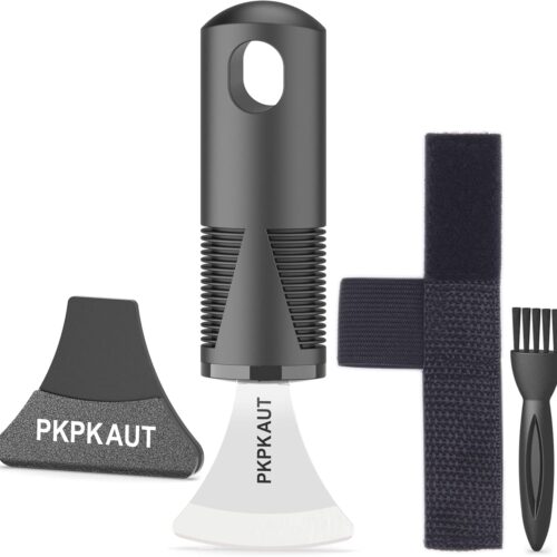 One-Handed Rocker Knife, Adaptive Equipment, Curved Blade for Easy Cutting, Ideal for Hand Tremors, Arthritis & Elderly