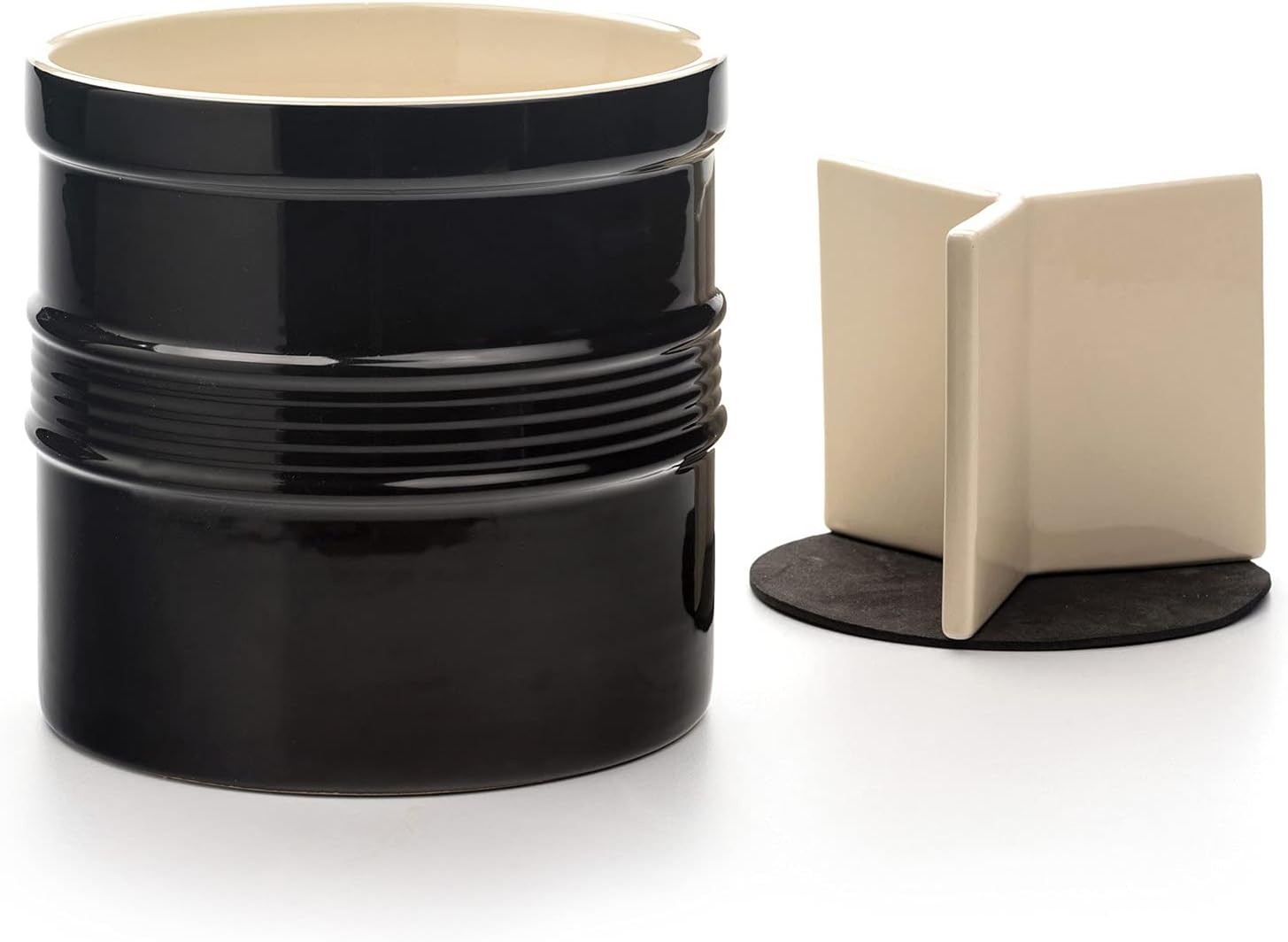 RSVP International Kitchen Tool Countertop/Cupboard Organizer, 7.5x7, BLACK