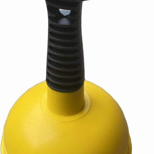 Sink Plunger, Mini Plunger with Short Handle, More Air Thrust Plunger Unclogging Tool for Kitchen Sink, Shower, Bathroom Drains, Bath (6.3 x 4.8 x 3.1 Inch)