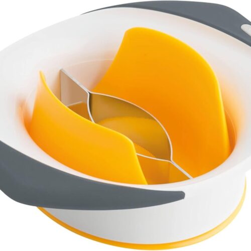 Zyliss 3-in-1 Mango Slicer, Peeler and Pit Remover Tool – Kitchen Mango Depitter & Peeler Gadget – Fruit Slicer with Micro-Serrated Stainless Steel Blader – Mango Corer for Easy Use