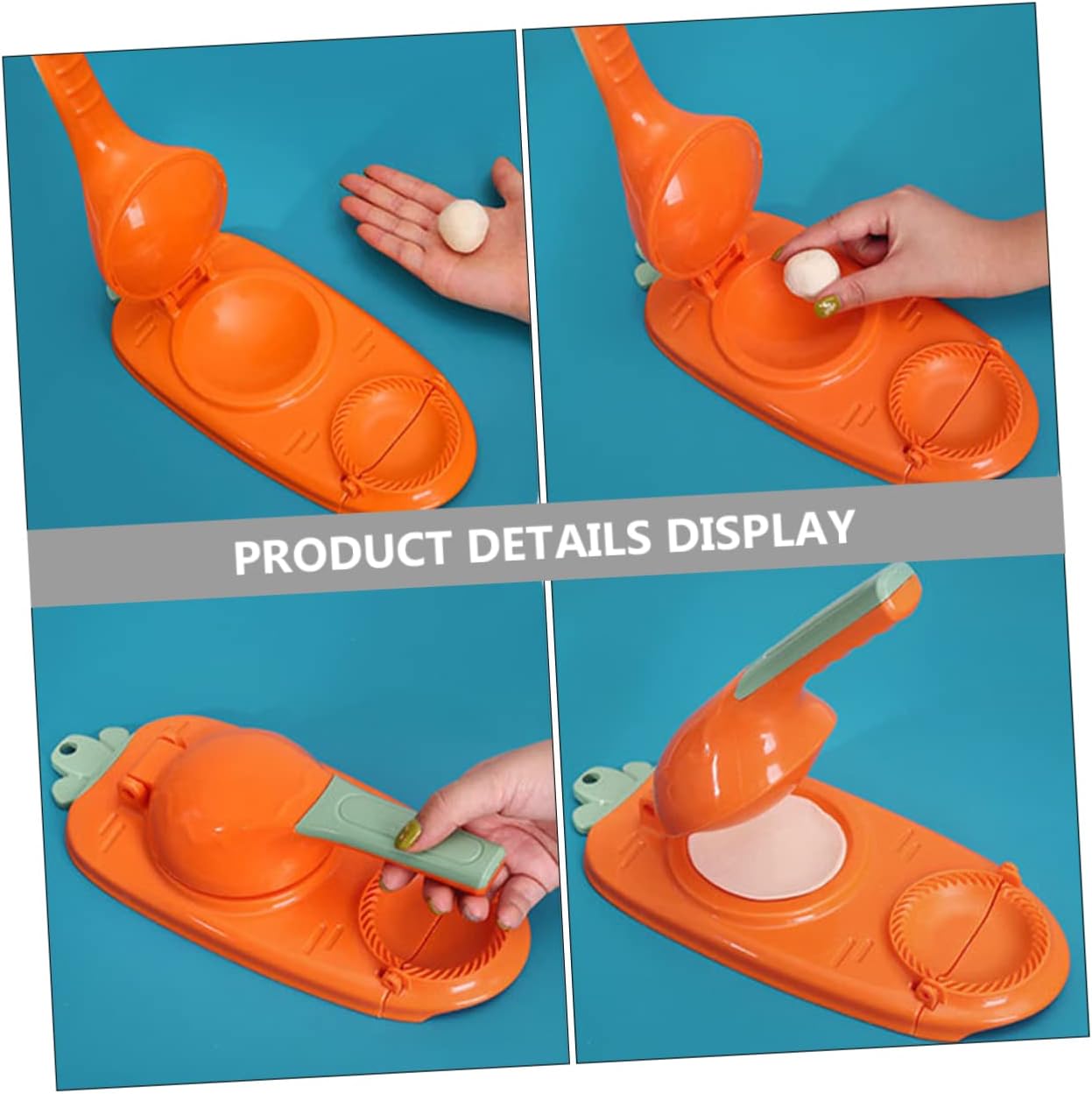 1Set Dumpling Maker Press Tool Ergonomic Dough Press for Easy Homemade Dumplings and Kitchen Mold for Beginners for Family Use and Various Shapes - Image 3