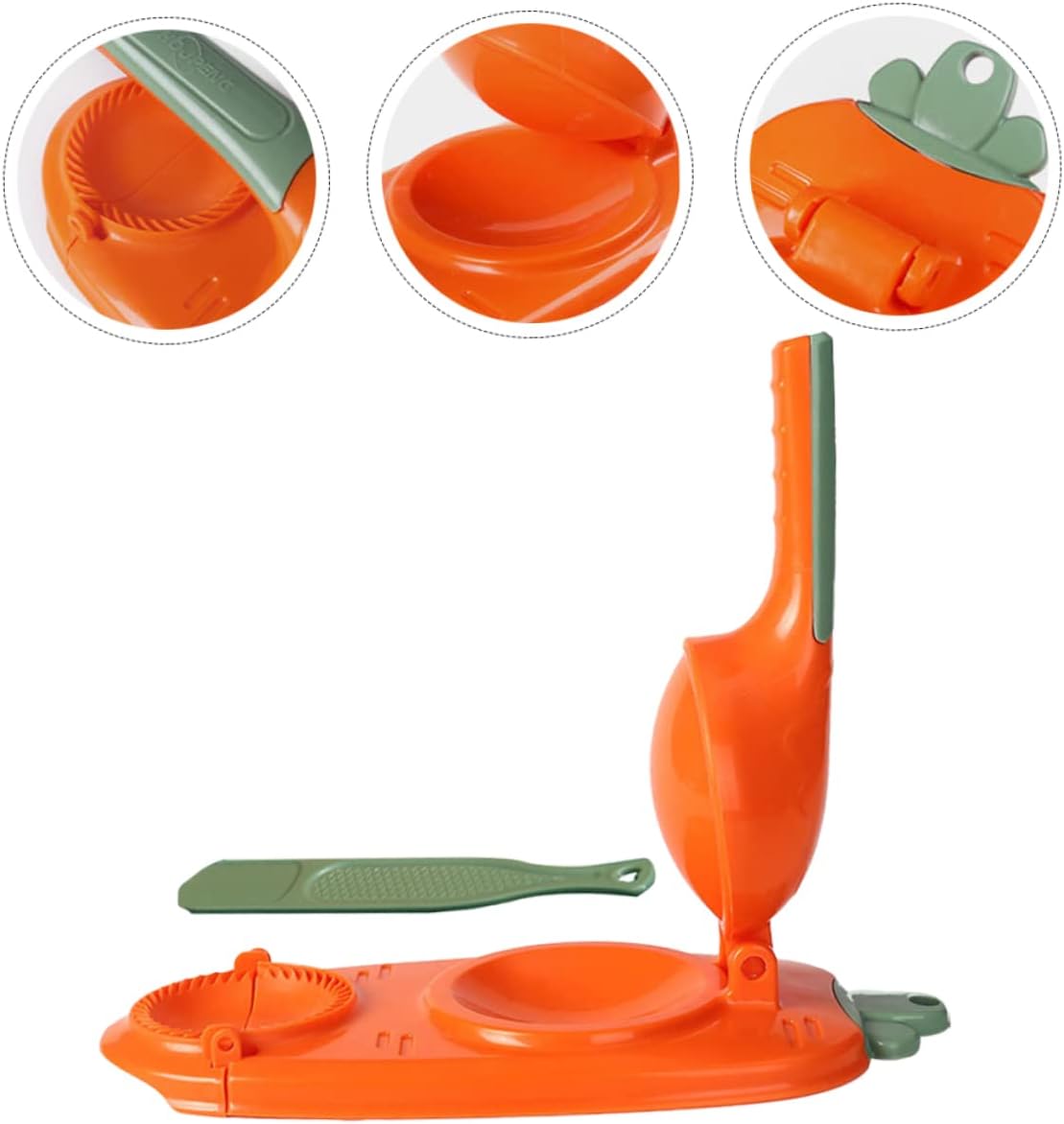 1Set Dumpling Maker Press Tool Ergonomic Dough Press for Easy Homemade Dumplings and Kitchen Mold for Beginners for Family Use and Various Shapes - Image 5