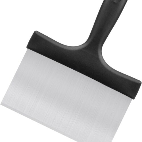 Grill Scraper, Griddle Scraper, Food Scraper with Handle for Blackstone Grill Accessories,Outdoor Barbecue Tools,Stainless Steel Scraper for Blackstone, Flat Top Grill Cleaning, Easy to Remove Stain