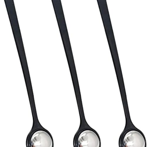 Hdtyyln 3 Pcs Ice Mallet, Ice Tapper, Stainless Steel Mallet for Crushed Ice, Ice Picks, Ice Crushers for Home Use Gadget, Bar Drinks Mixed Tools, Portable Mallet Tool for Bartender, Black